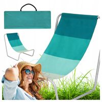 Leżak na Plaże Ogrodowy Składany Turystyczny Krzesło Przenośne Plażowe