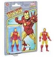 hasbro marvel legends iron man 10cm retro f2656
