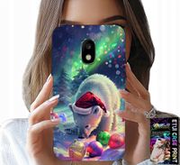ETUI DO SAMSUNG GALAXY J5 2017 - ŚWIĄTECZNY NIEDŹWIEDŹ BOMBKI CASE +FOLIA