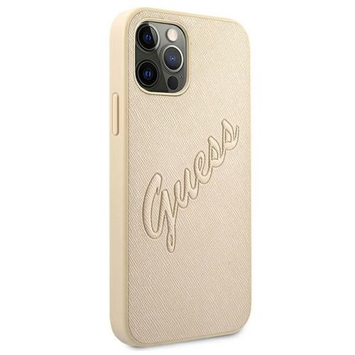 Etui Guess do iPhone 12, iPhone 12 Pro, Złoty na Arena.pl