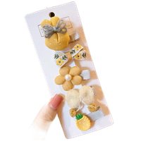 Zestaw Spinek  do włosów Dziewczęcy Pomarańczowe 5 Sztuk typ XXXIV