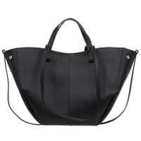 VERA PELLE torebka damska skórzana shopper duża na ramię V713 czarna
