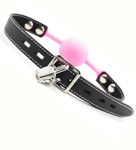 Ball Gag Pink - Różowy knebel na Arena.pl