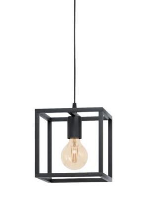 Lampa wisząca Elbrus czarny metal sześcian na Arena.pl