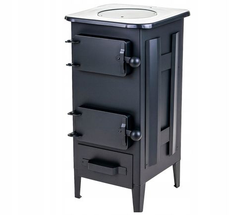 Piec piecyk koza kominek 7cegieł szamotowy ogrzewacz do domu garażu SOLIDNY na Arena.pl