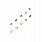 Kółka ŁĄCZNIKOWE 3mm Assan 10 szt. srebrne