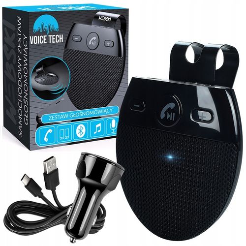 GŁOŚNOMÓWIĄCY ZESTAW BLUETOOTH DO AUTA DLA KIEROWCY DO ROZMÓW BT na Arena.pl