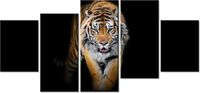 70CM 150CM OBRAZ 5 ELEM TYGRYS ŚCIENNY