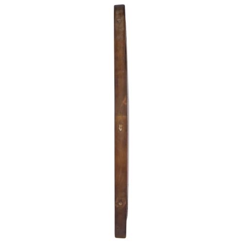 VidaXL Lustro ścienne, 60 cm, tekowe, okrągłe na Arena.pl