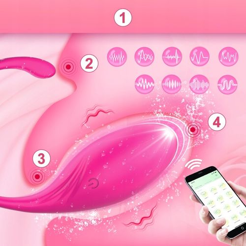 WIBRUJĄCE JAJKO STYMULUJĄCE STEROWANE APLIKACJĄ na Arena.pl