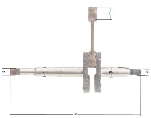 Wał korbowy CEDRUS dmuchawa DM02 070193 na Arena.pl
