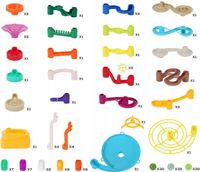 Tor kulkowy Marble Run tor wyścigowy z kulkami kulodrom zestaw klocków