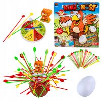 Gra Zręcznościowa Typu Bierki Kurczak Jajka Kosz ZBUDUJ GNIAZDO KIKI'S NEST