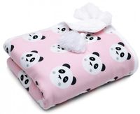 Bawełniany Kocyk dla Dzieci i Niemowląt (Pandy buźki)