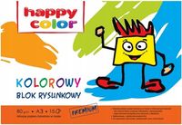 blok rysunkowy a3/15k kolor 80g a'10 6637