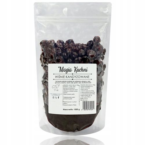 Wiśnie KANDYZOWANE 1kg W SYROPIE wiśnia CAŁA na Arena.pl