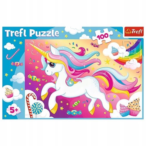 puzzle 100 piękny jednorożec 16386 na Arena.pl