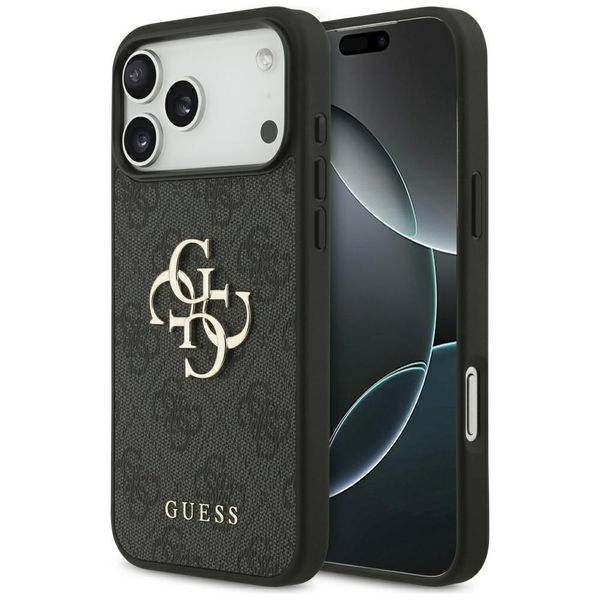 Etui Guess 4G Big Logo do iPhone 17 Pro Max czarny zdjęcie 1