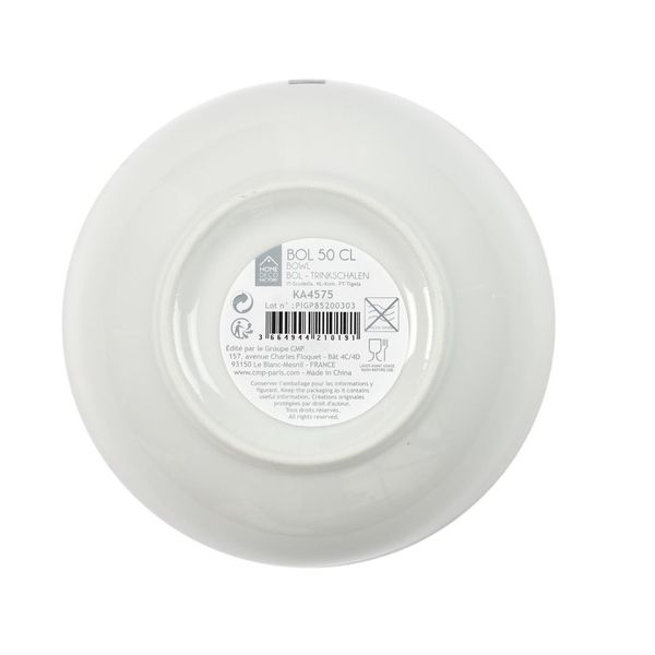 Miska Pearl Gold 500ml biała zdjęcie 4