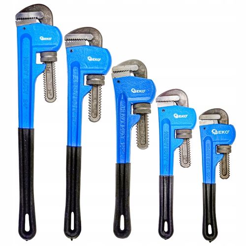 Klucz Nastawny Do Rur Hydrauliczny Stillson SOLIDNY Zestaw 10 12 14 18 na Arena.pl