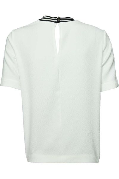 Biała Bluzka, Paski - 40 / L zdjęcie 2