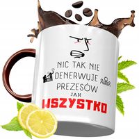Kubek Bordowy Dla Prezesa Na Urodziny Prezent Z Nadrukiem Ze Zdjęciem