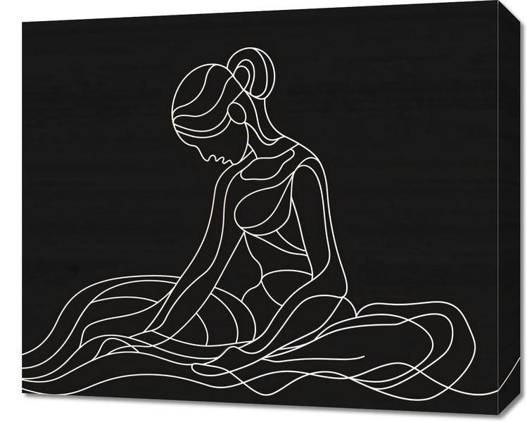 Obraz 60x50cm Pozycja Siedząca zdjęcie 1