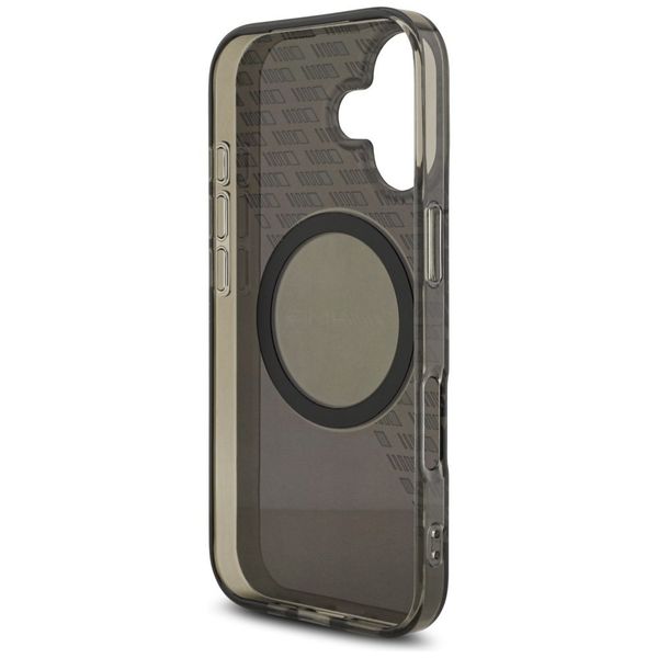 Etui AMG Double Layer Transparent Smocked MagSafe do iPhone 17 czarny zdjęcie 7