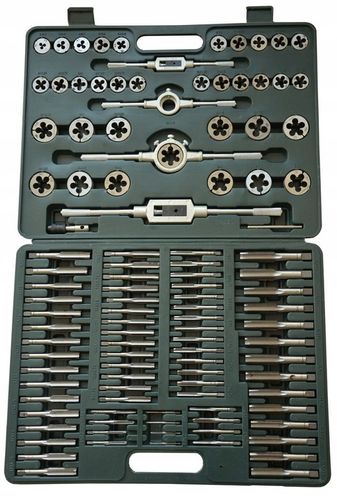 Zestaw gwintowników i narzynek metryczne M2-M18 Mannesmann 110el. na Arena.pl