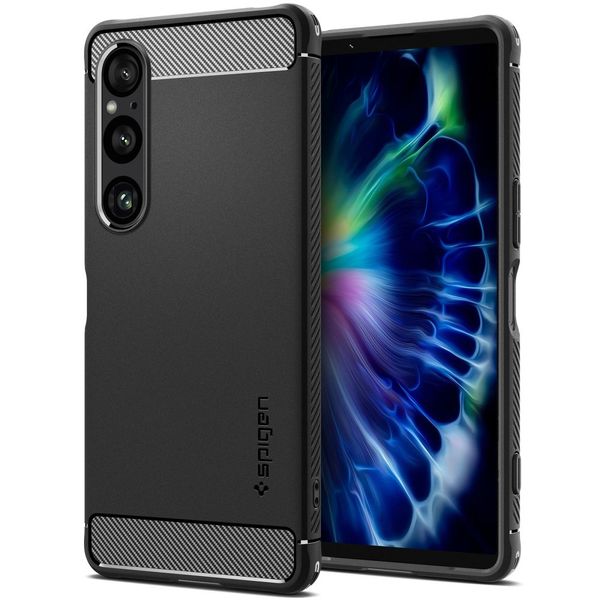 SPIGEN RUGGED ARMOR SONY XPERIA 1 VI MATTE BLACK zdjęcie 1