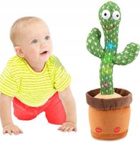 ŚPIEWAJĄCY TAŃCZĄCY KAKTUS WESOŁY POWTARZA ZABAWKI