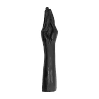 all black model ab60 - forma dłoni i przedramienia, 39 cm, czarny