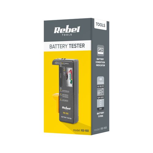 Tester baterii Rebel Tools RB-168 woltomierz na Arena.pl