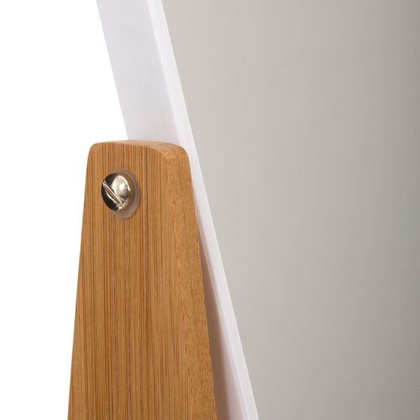 Lusterko Natureo bambusowe białe zdjęcie 4