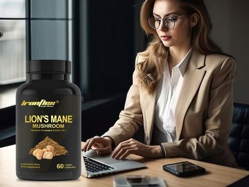 IRONFLEX LION'S MANE 60 kap 500mg SOPLÓWKA JEŻOWATA 10:1 KONCENTRACJA STRES na Arena.pl