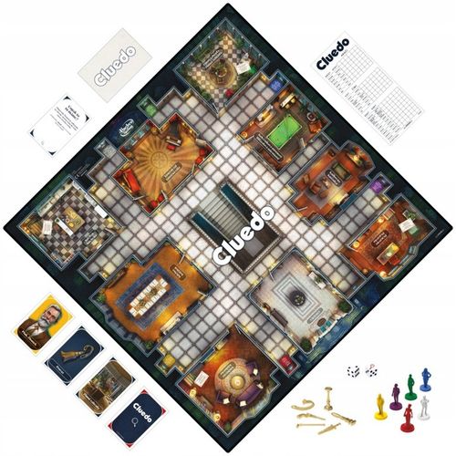 Hasbro Gra detektywistyczna planszowa Cluedo Nowa Polska Wersja F6420 na Arena.pl