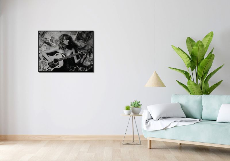 Plakat 80x60cm Młoda Gitarzystka zdjęcie 4
