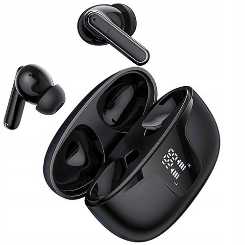 SŁUCHAWKI BEZPRZEWODOWE douszne TWS XY19 WODOODPORNE 2 mikrofony LED EKRAN na Arena.pl