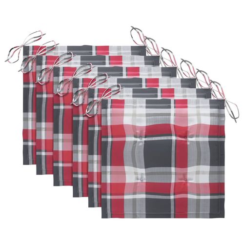 Krzesła ogrodowe z poduszkami, 6 szt., lite drewno tekowe na Arena.pl