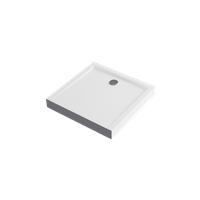 Forma Compact X brodzik kwadratowy 80x80 cm struktura, wysoki, biały mat