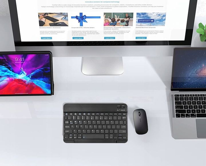 Klawiatura mysz bluetooth 3.0 Android ios Windows zdjęcie 7