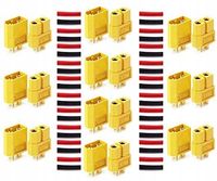 Wysokiej jakości złącza Xt60 baterii Lipo 10 par