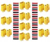 Wysokiej jakości złącza Xt60 baterii Lipo 10 par