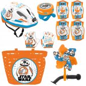 4x ochraniacze kask koszyk rękawiczki dzwonek wiatraczek Star Wars Droid