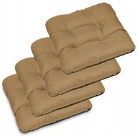 Poduszka na krzesło ogrodowe 45x45 beż zestaw4szt