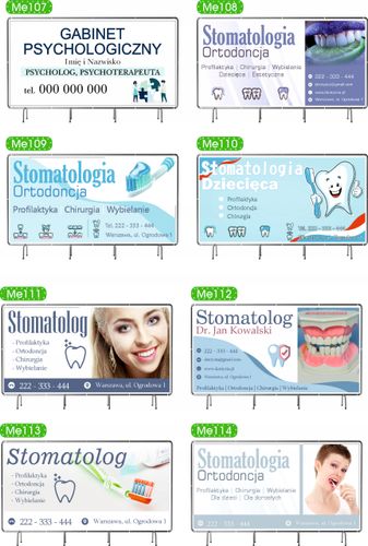 BANER REKLAMOWY 100x50cm duży wybór wzorów DIETETYK twoja nazwa tekst na Arena.pl