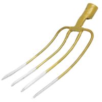 WIDŁY 4-ZĘBNE /szaro-żółte/