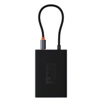8w1 HUB adapter HDMI DisplayPort VGA USB-A USB-C - szary