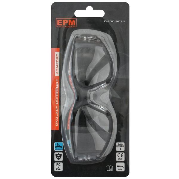 OKULARY OCHRONNE KOMFORT - E-900-9022 zdjęcie 3