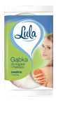 LULA Gąbka do kąpieli i masażu OWALNA - 1szt
